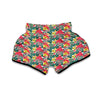 Orchid Flamingo Muay Thai Boxing Shorts-grizzshop