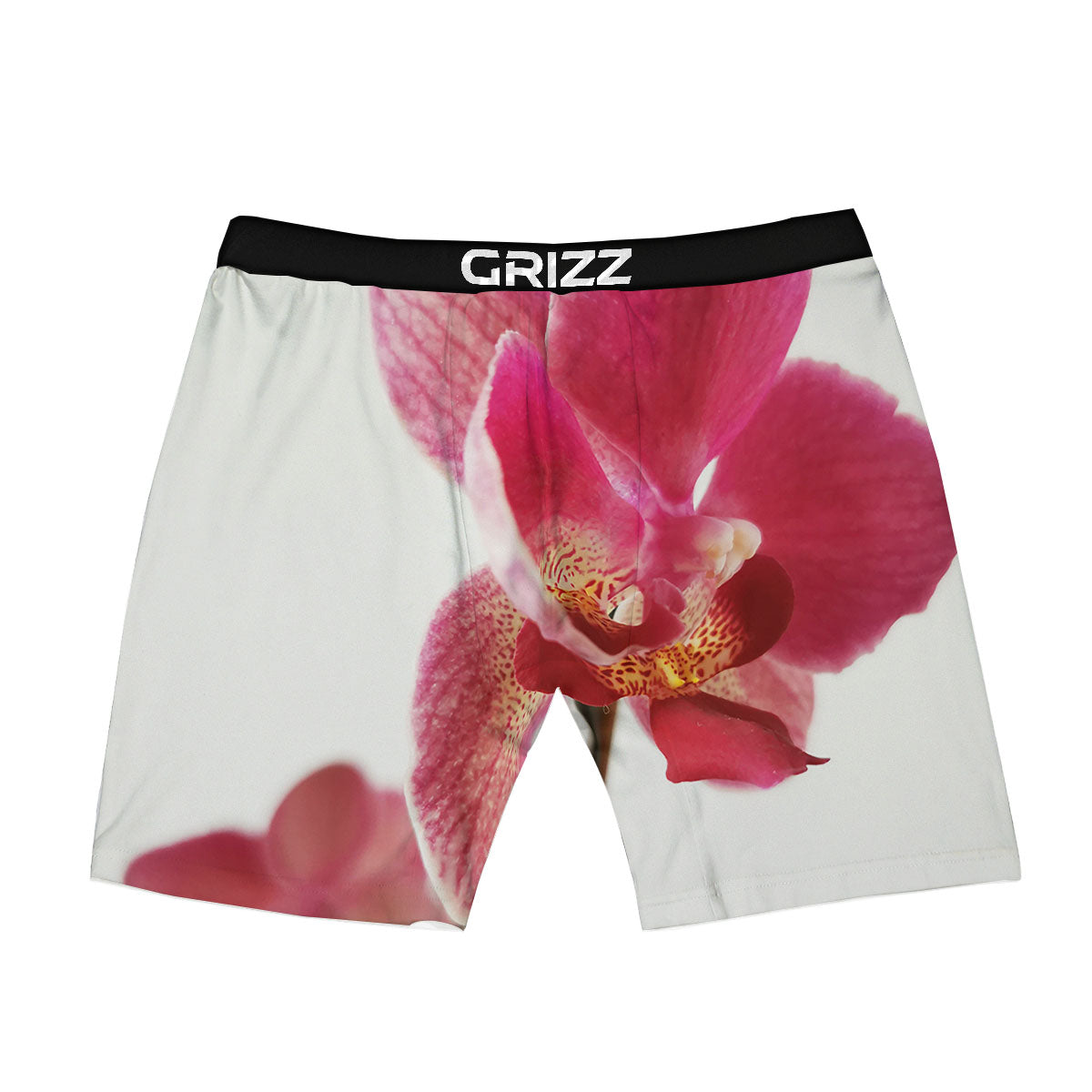 Orchid Flower Pink Print Boxer Briefs-grizzshop