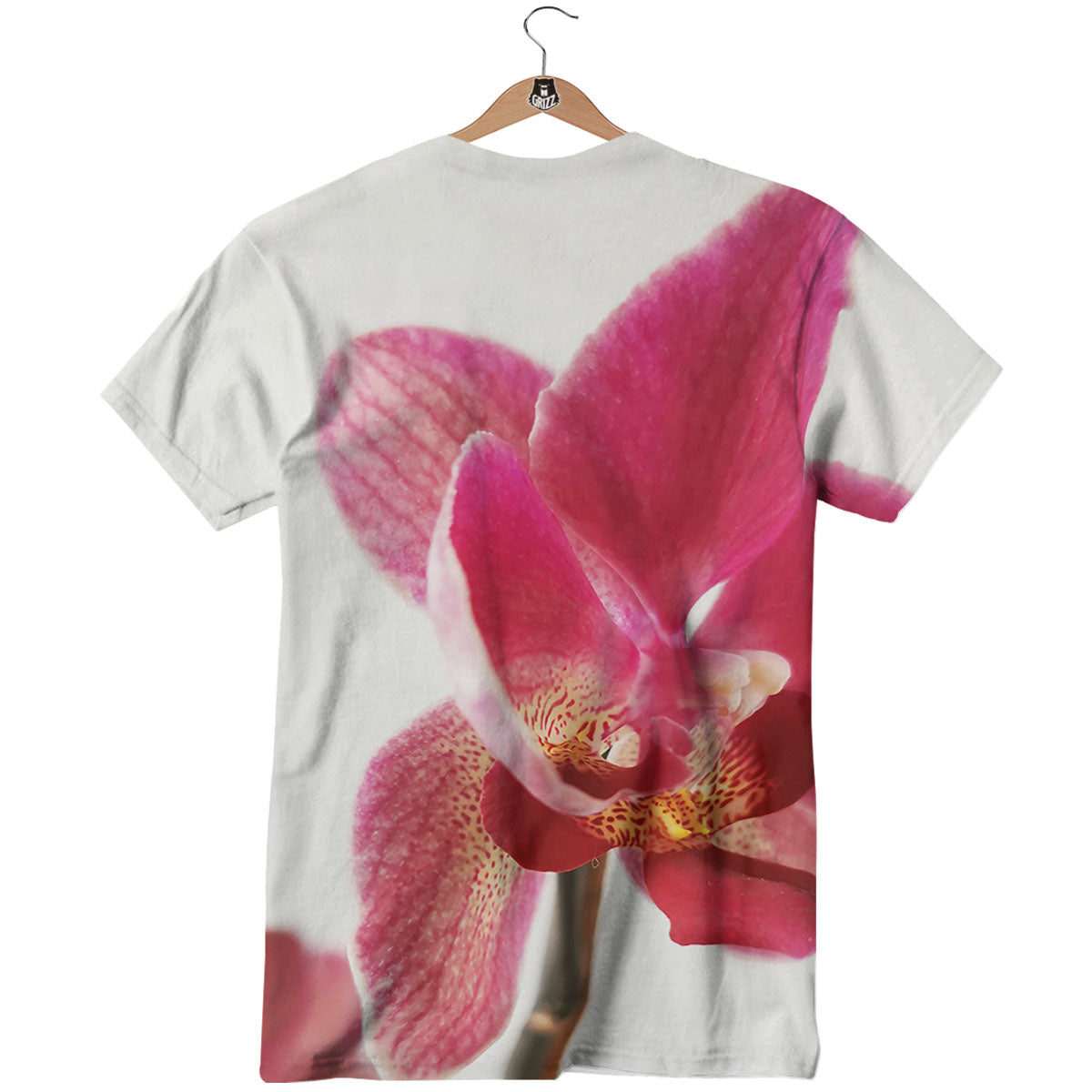 Orchid Flower Pink Print T-Shirt-grizzshop