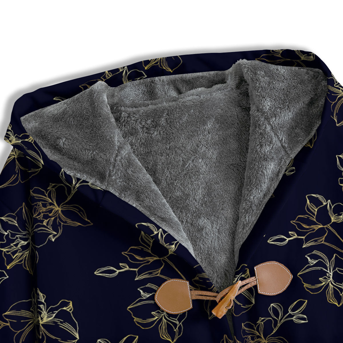 Orchid Golden Print Pattern Men's Windbreaker Jacket-grizzshop