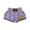 Orchid Watercolor Purple Print Pattern Muay Thai Boxing Shorts-grizzshop