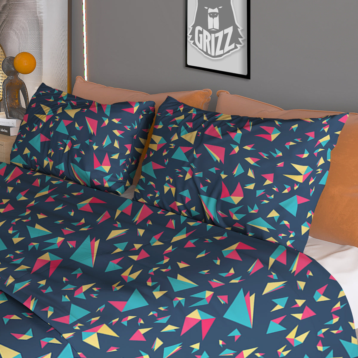 Moving Illusion Optical Green Dizzy Duvet Cover Bedding Set
