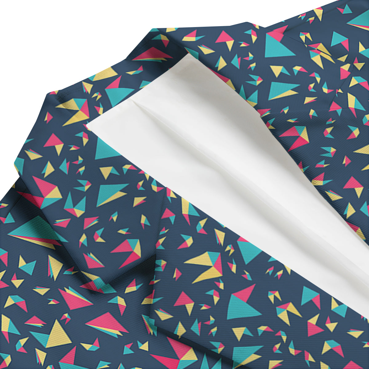 Origami Crane Colorful Print Pattern Men's Blazer-grizzshop