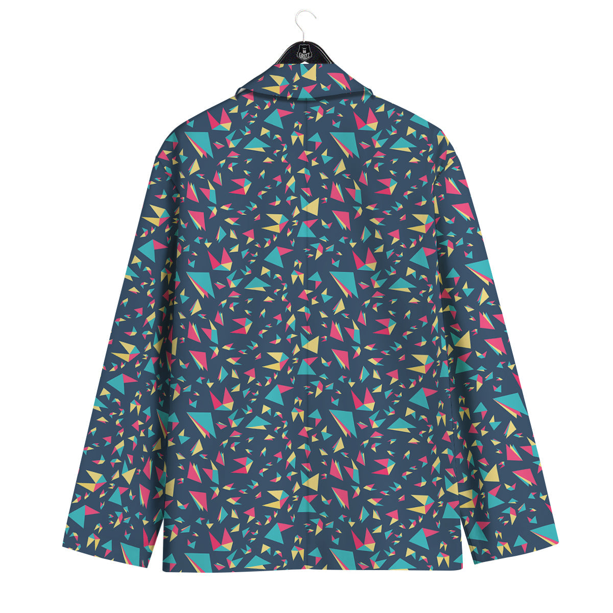 Origami Crane Colorful Print Pattern Men's Sport Coat-grizzshop