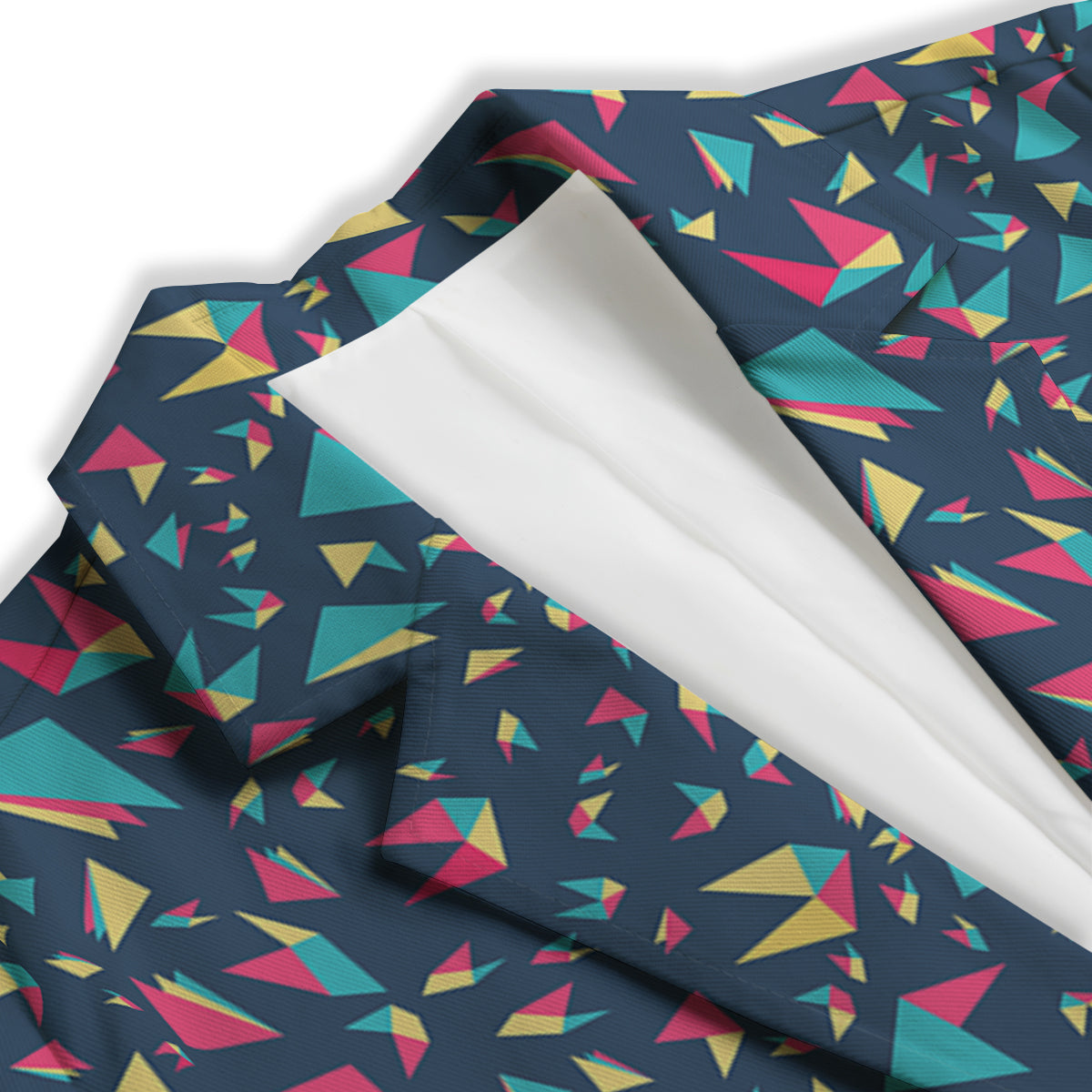 Origami Crane Colorful Print Pattern Women's Blazer-grizzshop