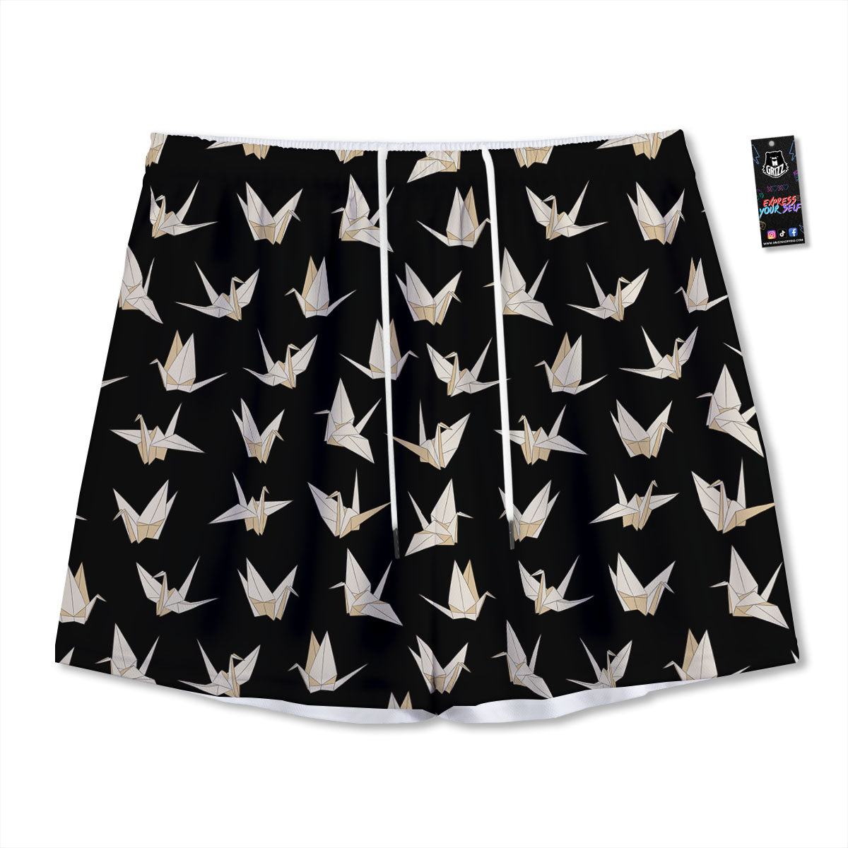 Patchwork Ethnic Mandala Print Pattern Mesh Shorts