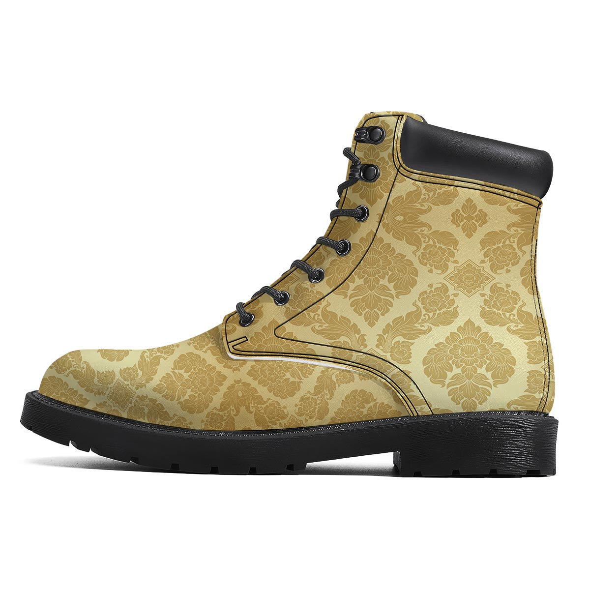 Ornament Thai Print Pattern Boots-grizzshop