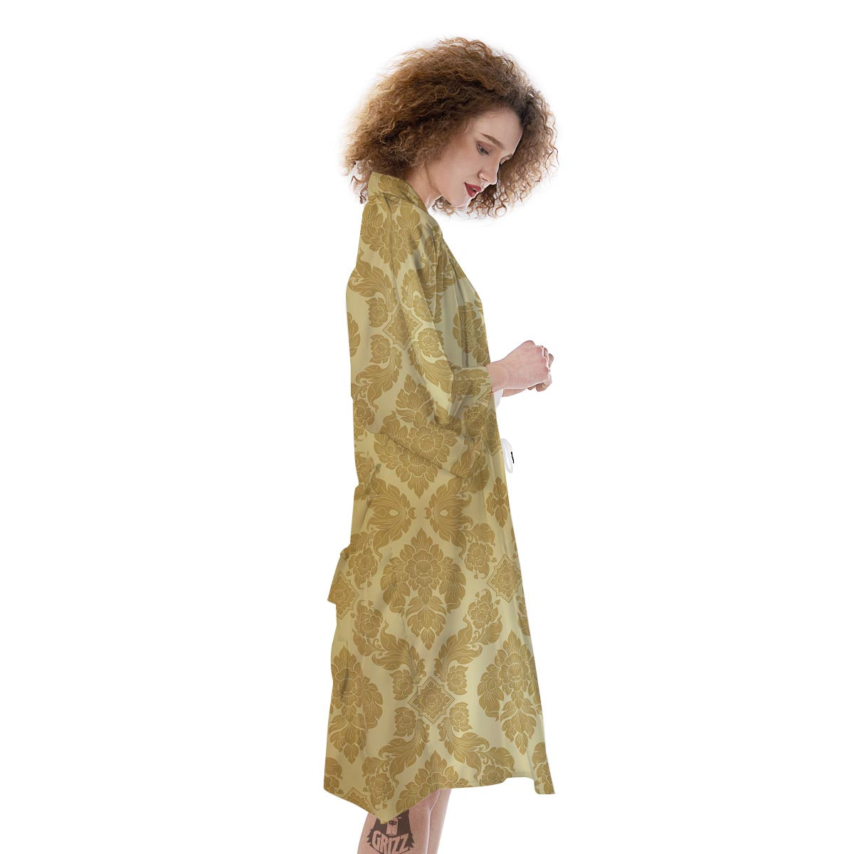 Ornament Thai Print Pattern Kimono-grizzshop