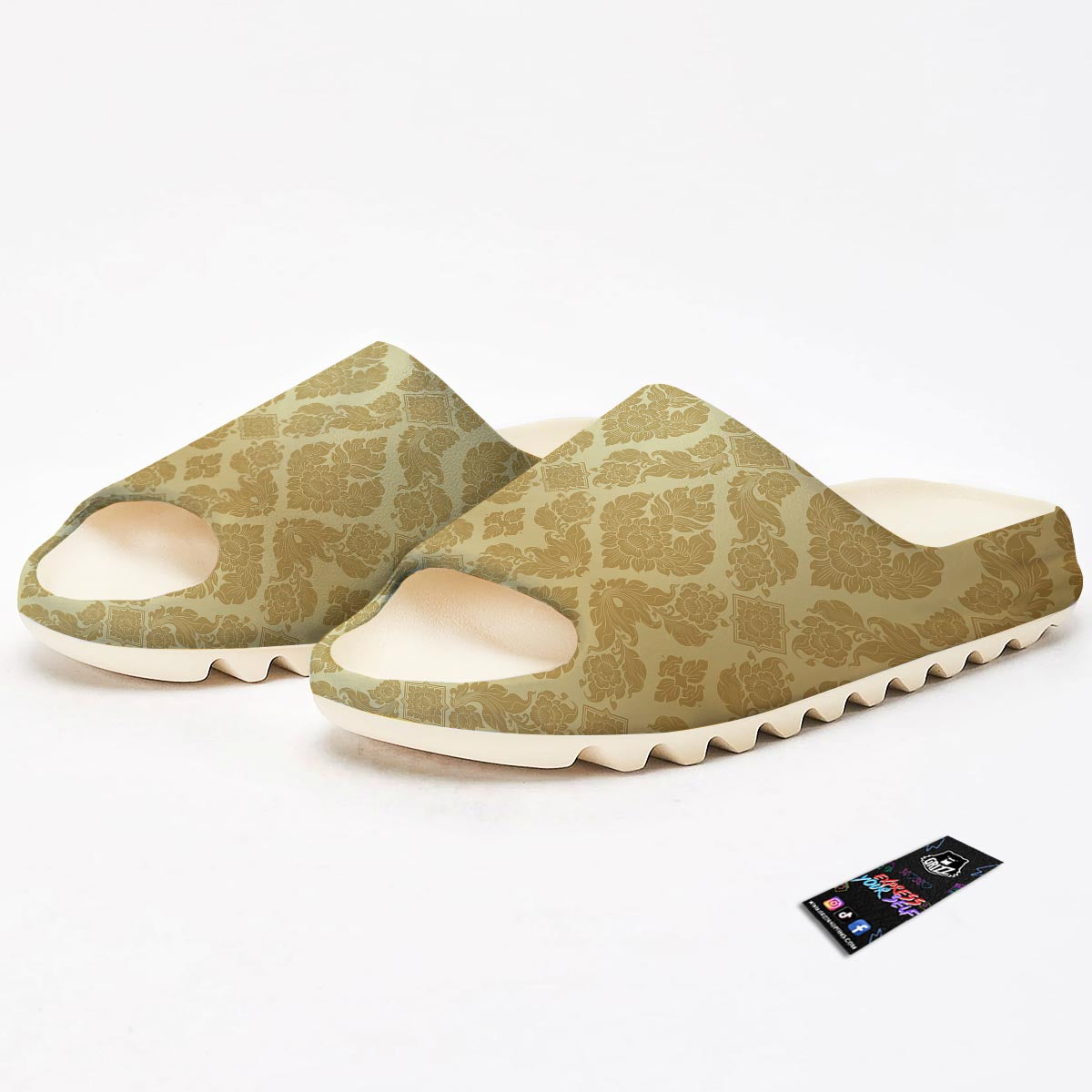 Ornament Thai Print Pattern Sandals-grizzshop