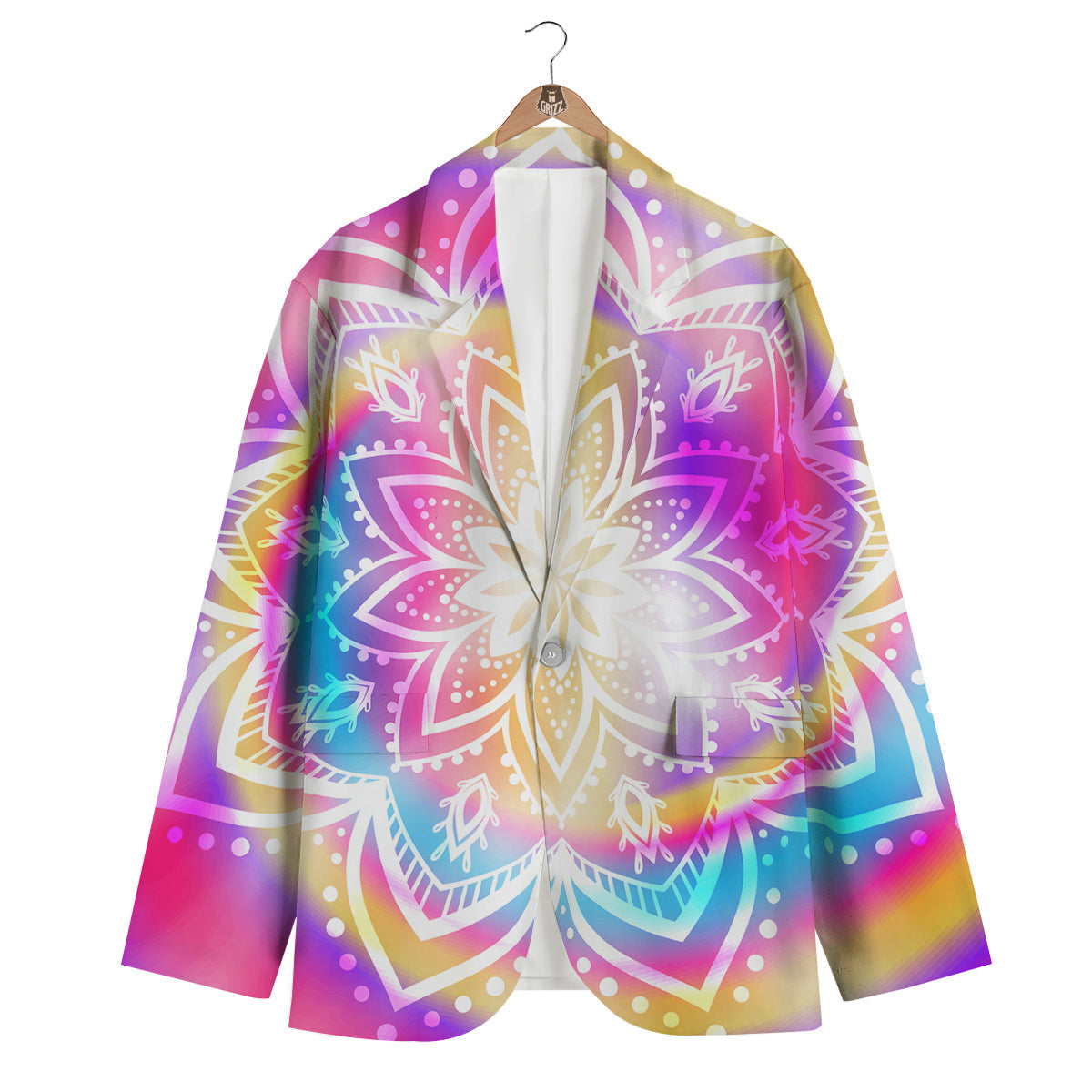Ornamental Hippie Men's Blazer-grizzshop