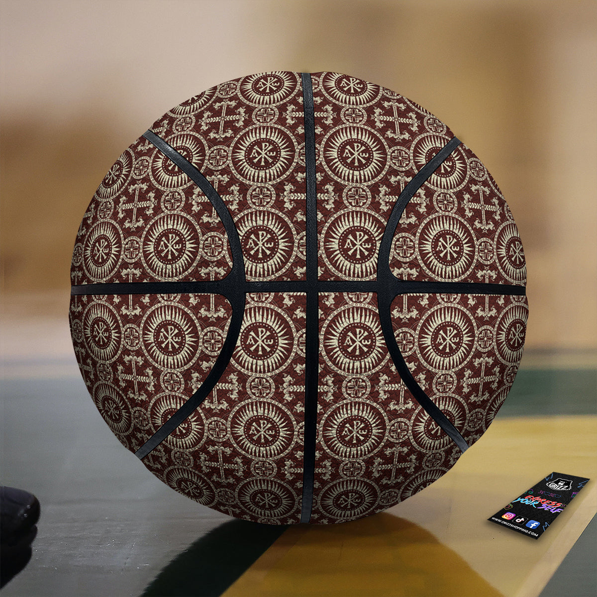 Orthodox Classic Print Pattern Basketball-grizzshop