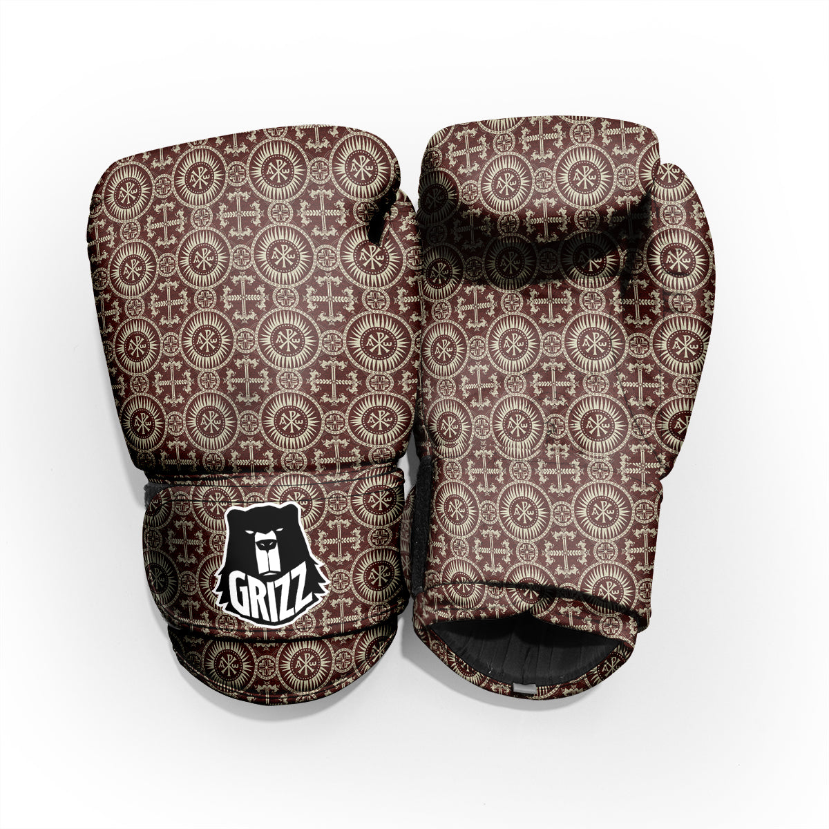 Orthodox Classic Print Pattern Pro Boxing Glove