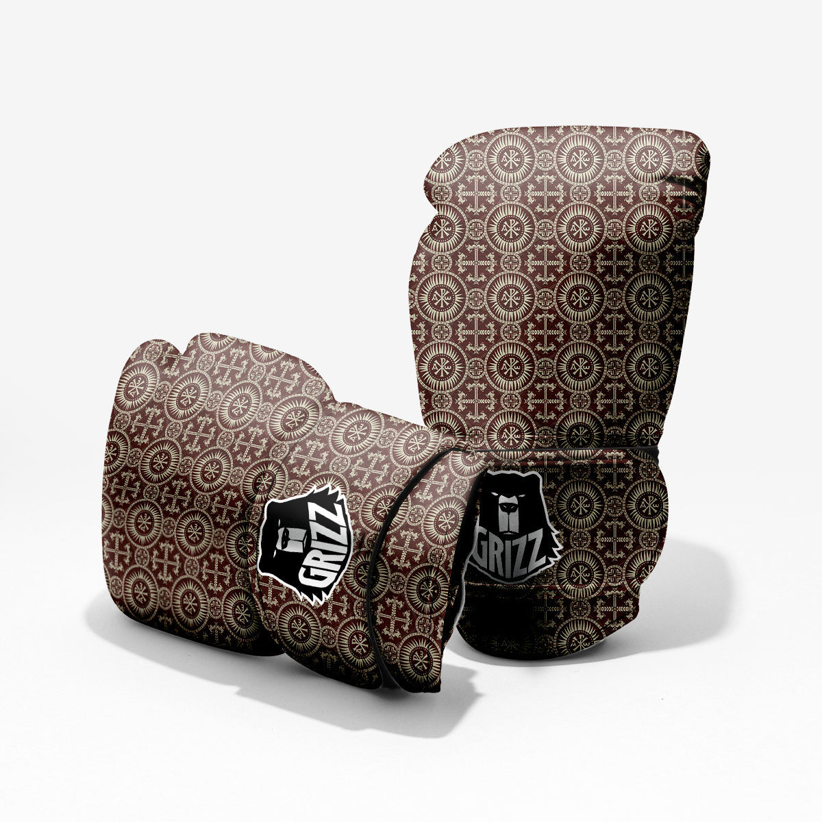 Orthodox Classic Print Pattern Pro Boxing Glove