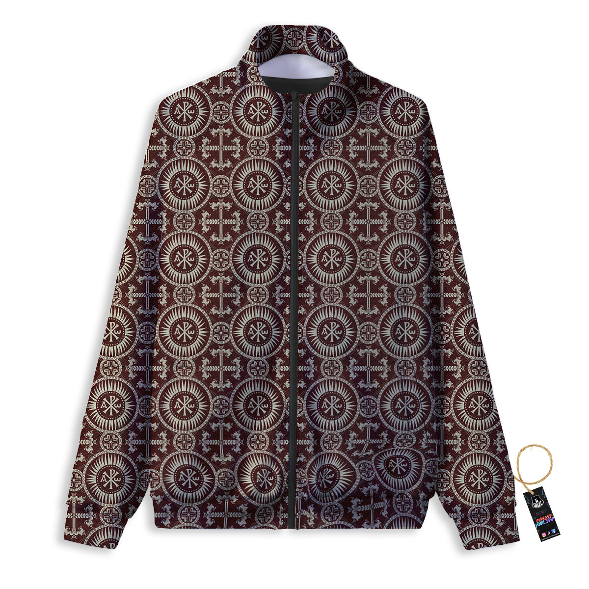 Orthodox Classic Print Pattern Track Jacket-grizzshop