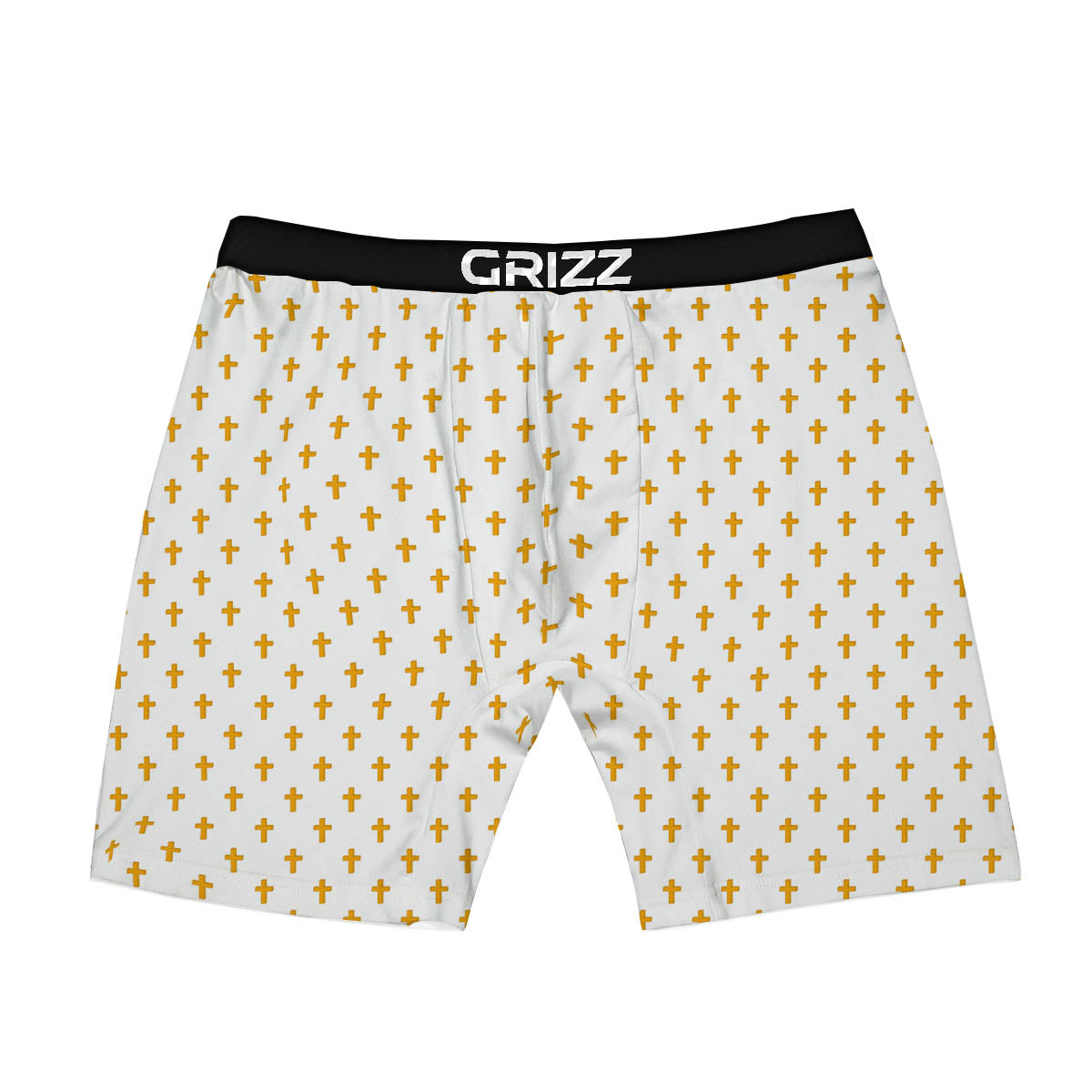 Orthodox Cross Print Pattern Boxer Briefs-grizzshop