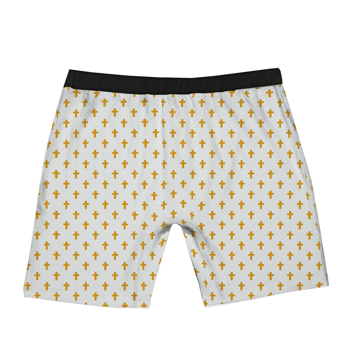 Orthodox Cross Print Pattern Boxer Briefs-grizzshop