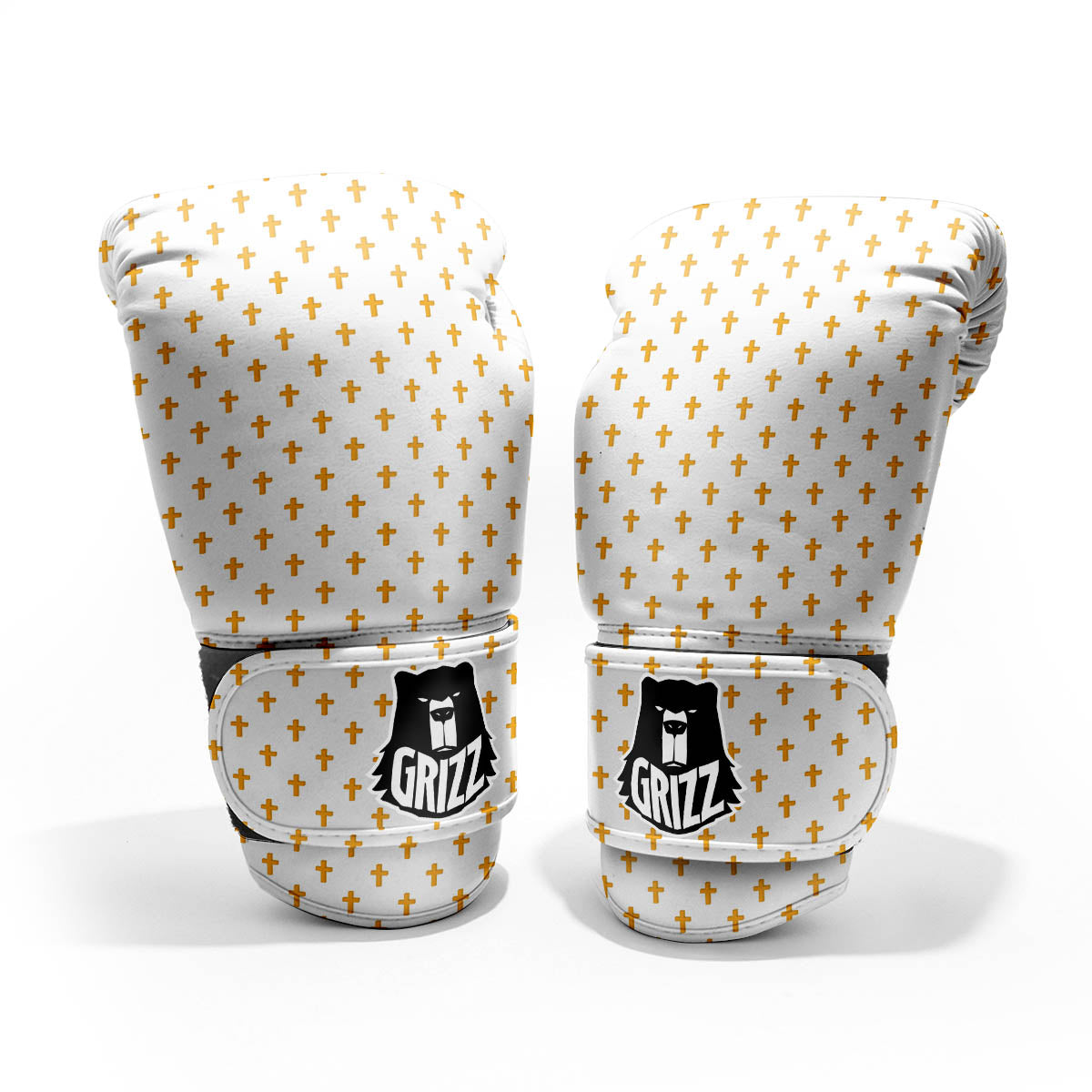 Orthodox Cross Print Pattern Pro Boxing Glove