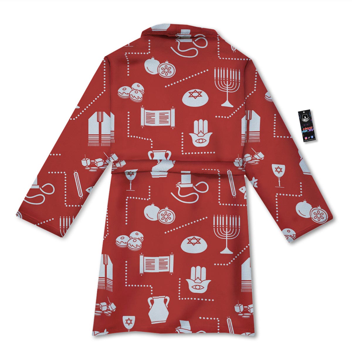 Orthodox Print Pattern Bathrobe-grizzshop