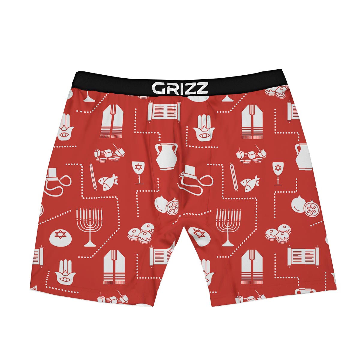 Orthodox Print Pattern Boxer Briefs-grizzshop
