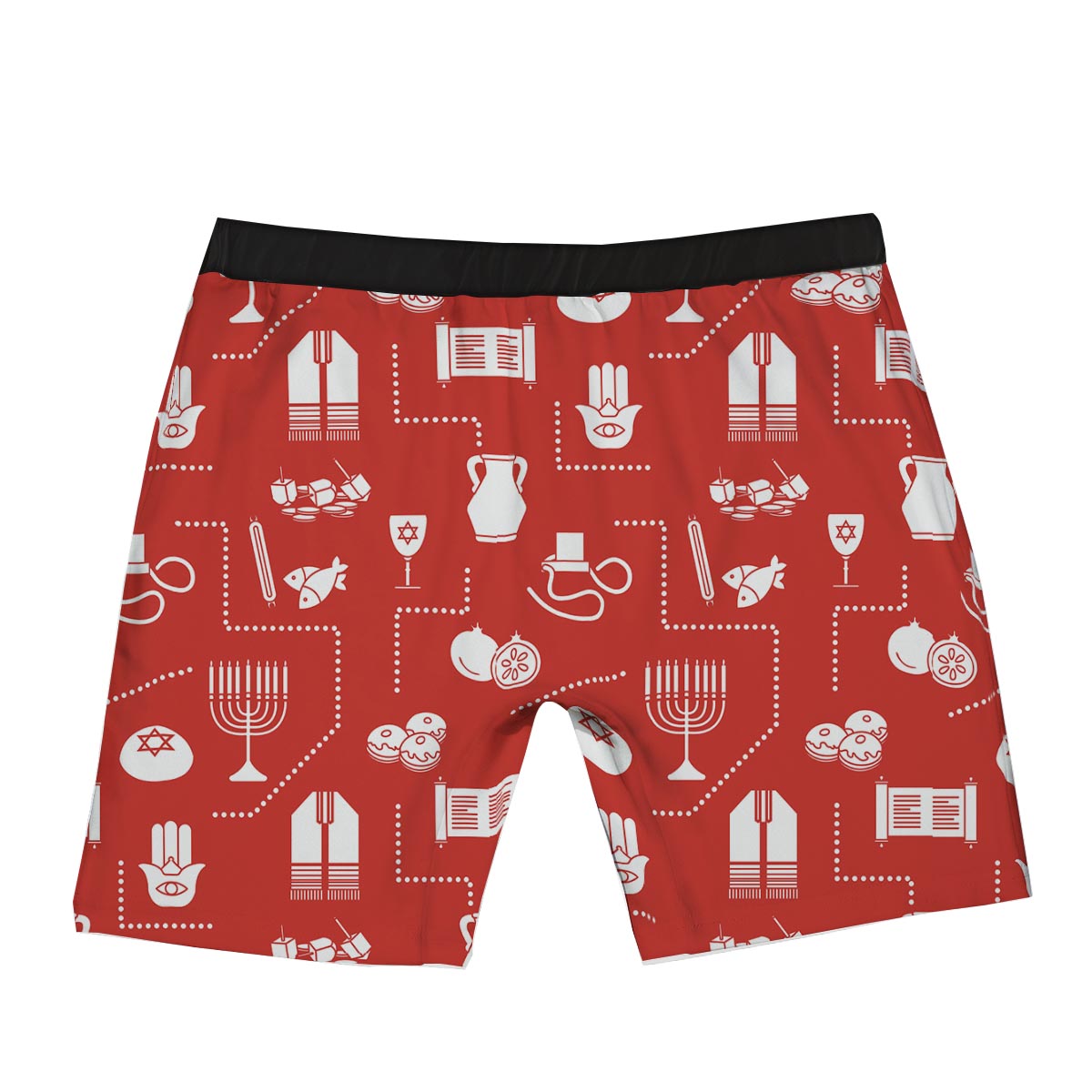 Orthodox Print Pattern Boxer Briefs-grizzshop