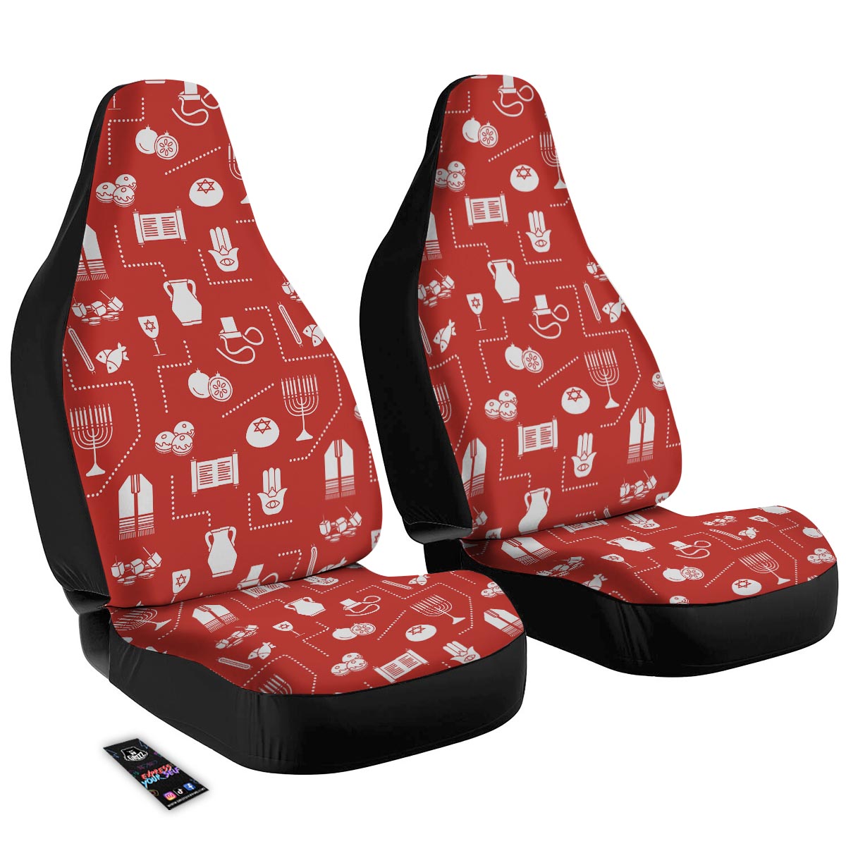 Orthodox Print Pattern Car Seat Covers-grizzshop