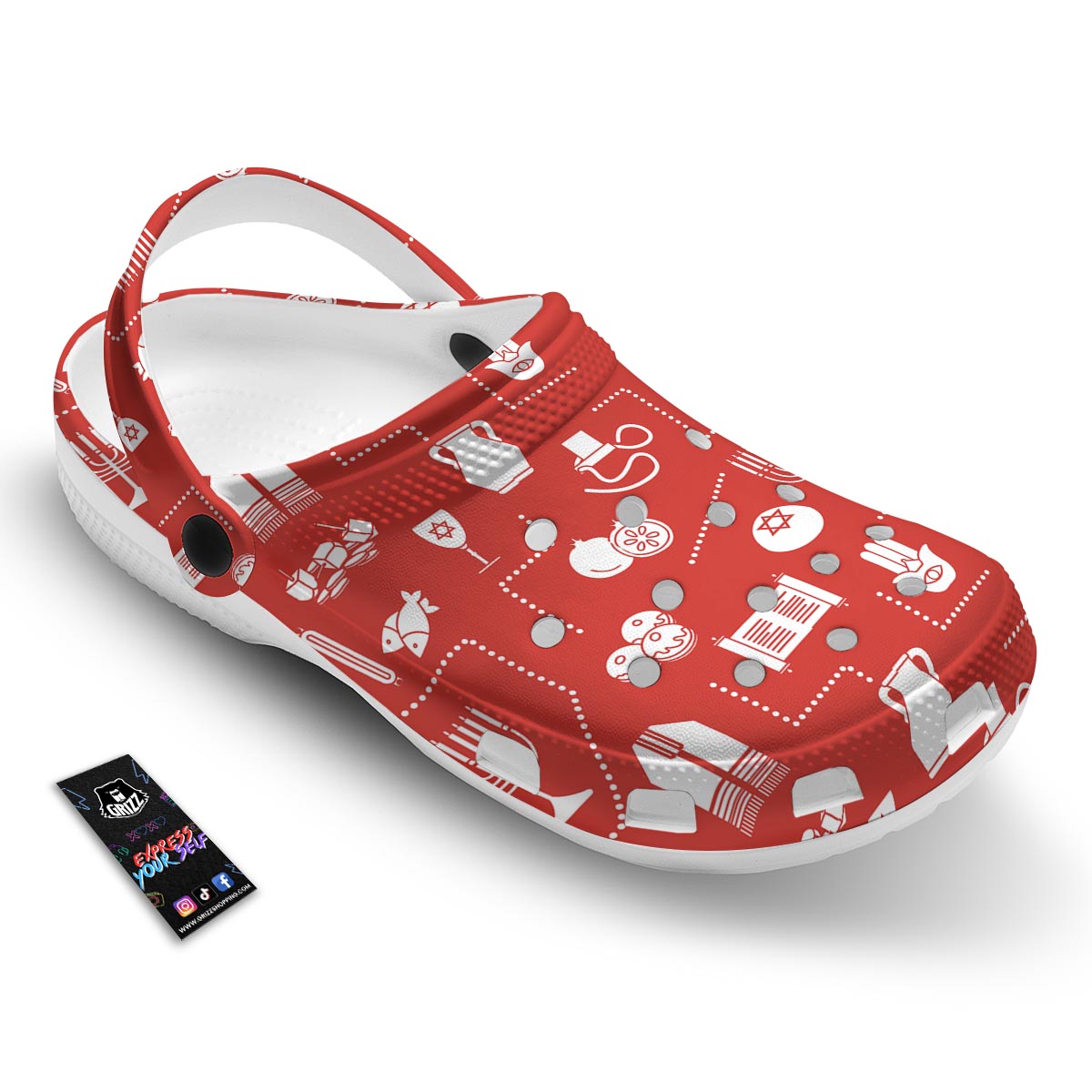 Orthodox Print Pattern Clog-grizzshop
