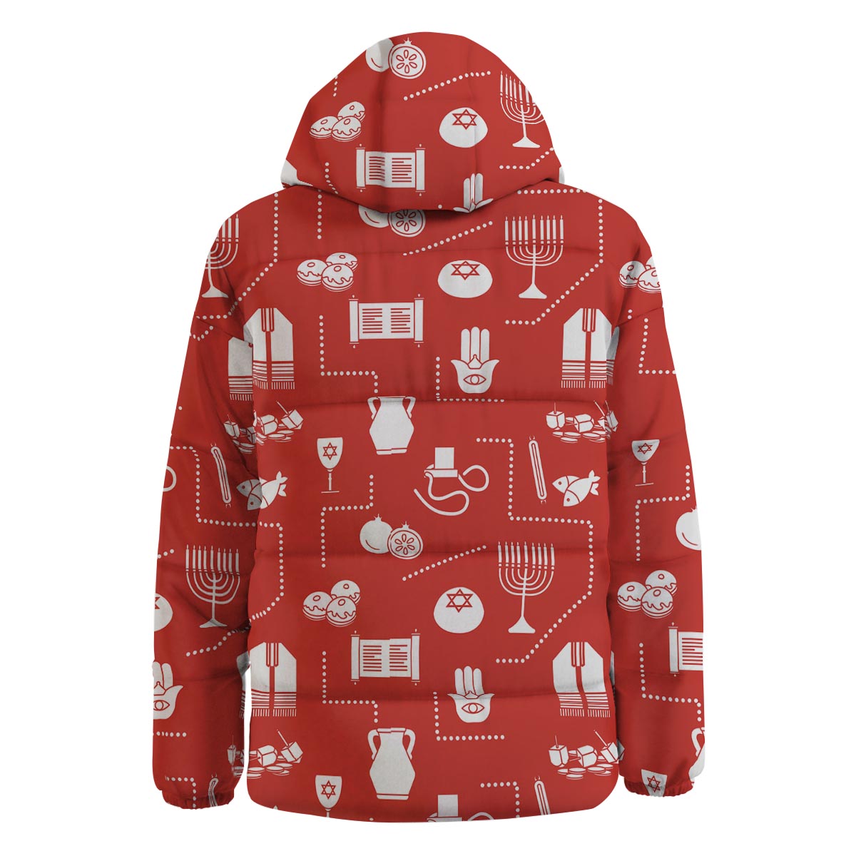 Orthodox Print Pattern Down Jacket-grizzshop