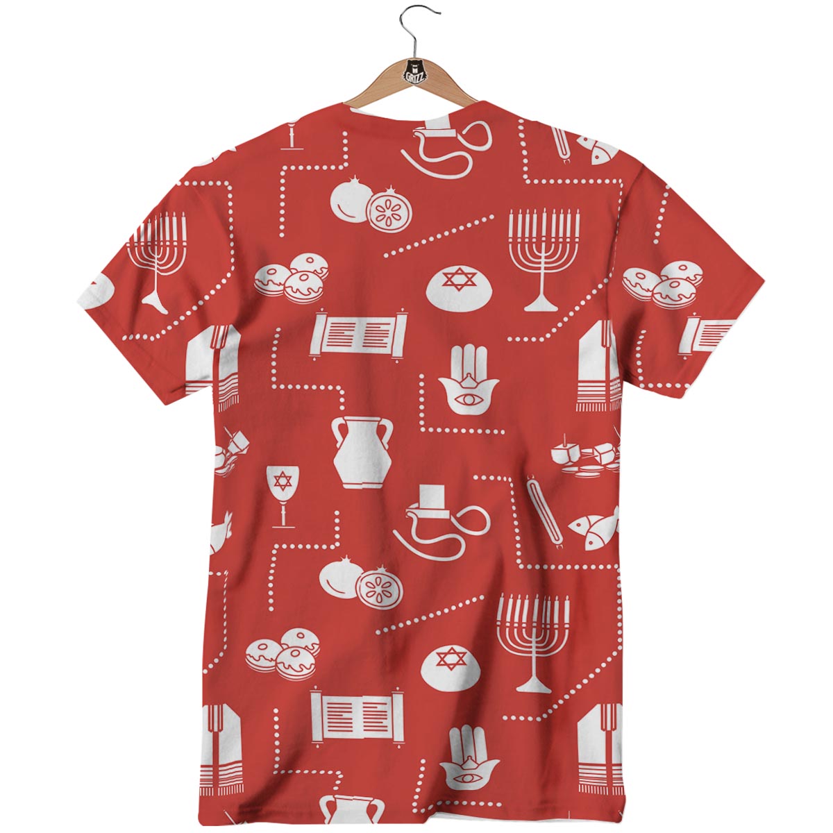 Orthodox Print Pattern T-Shirt-grizzshop