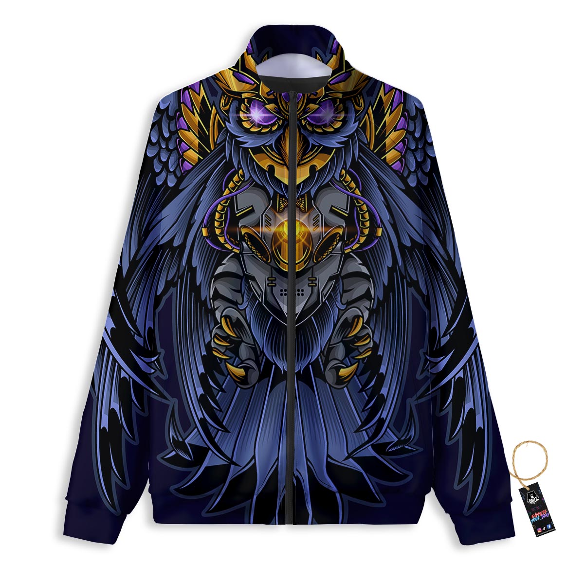 Orthodox Print Pattern Track Jacket-grizzshop