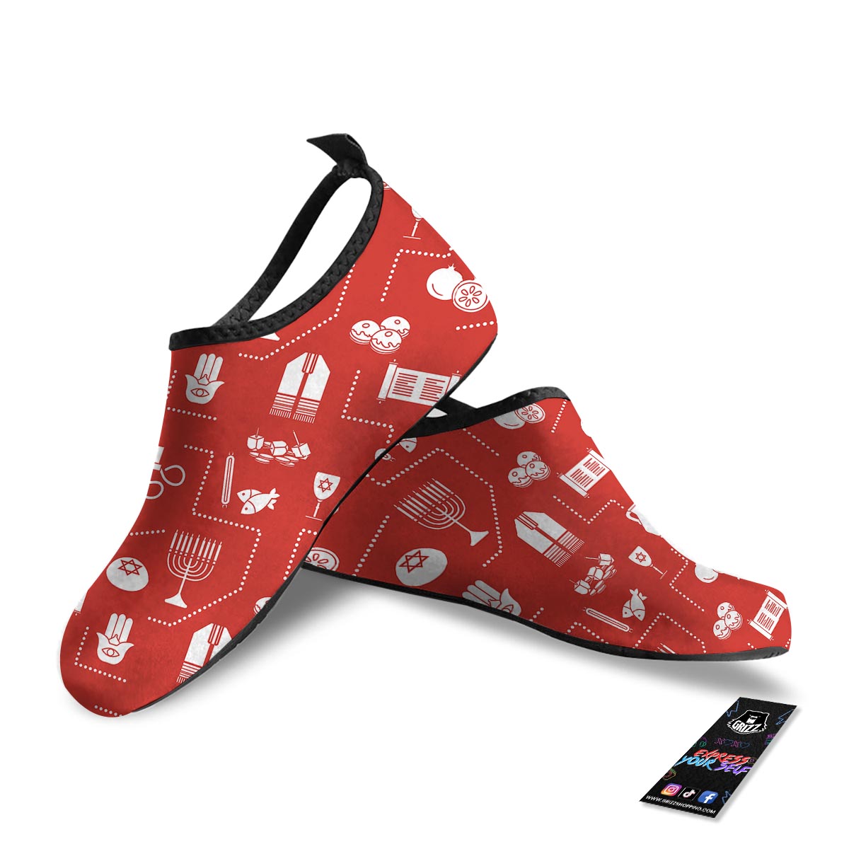 Orthodox Print Pattern Water Shoes-grizzshop