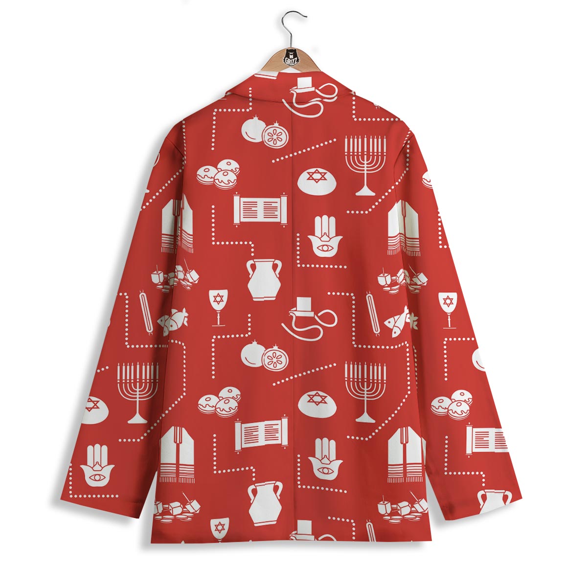 Orthodox Print Pattern Women's Blazer-grizzshop