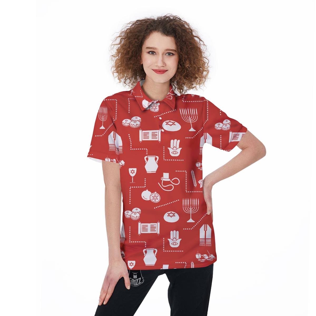 Orthodox Print Pattern Women's Golf Shirts-grizzshop
