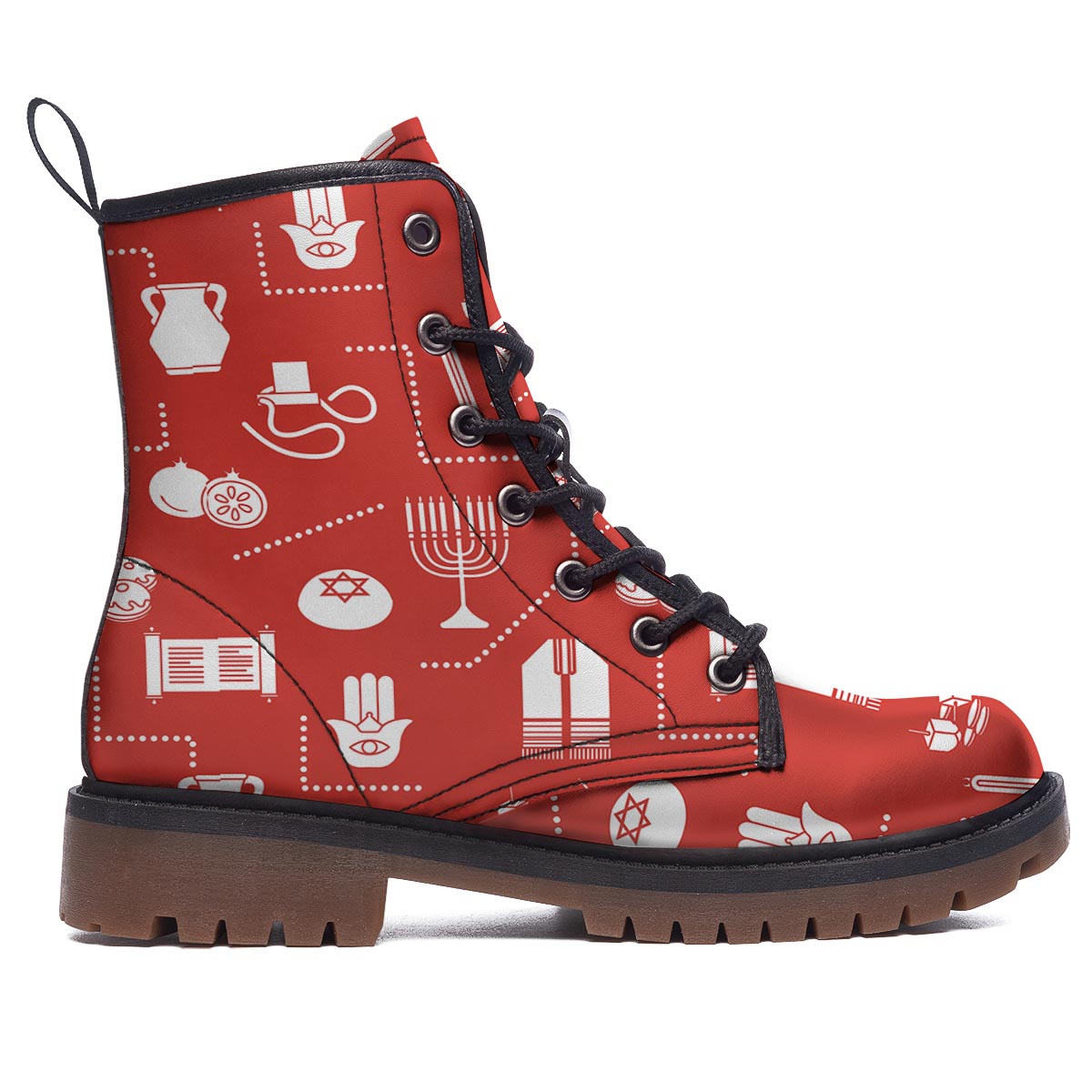 Orthodox Print Pattern Work Boots-grizzshop