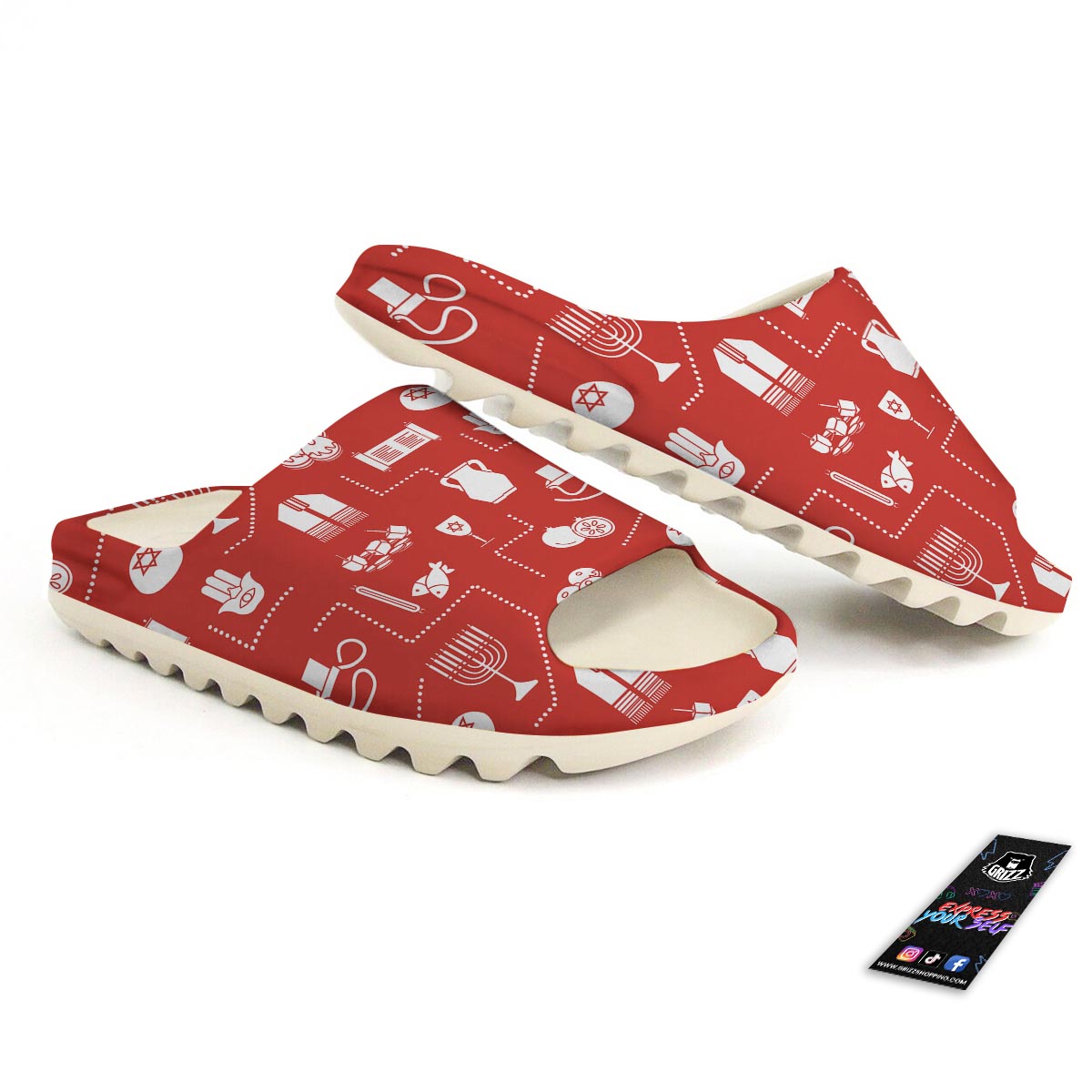 Orthodox Print Pattern Sandals-grizzshop