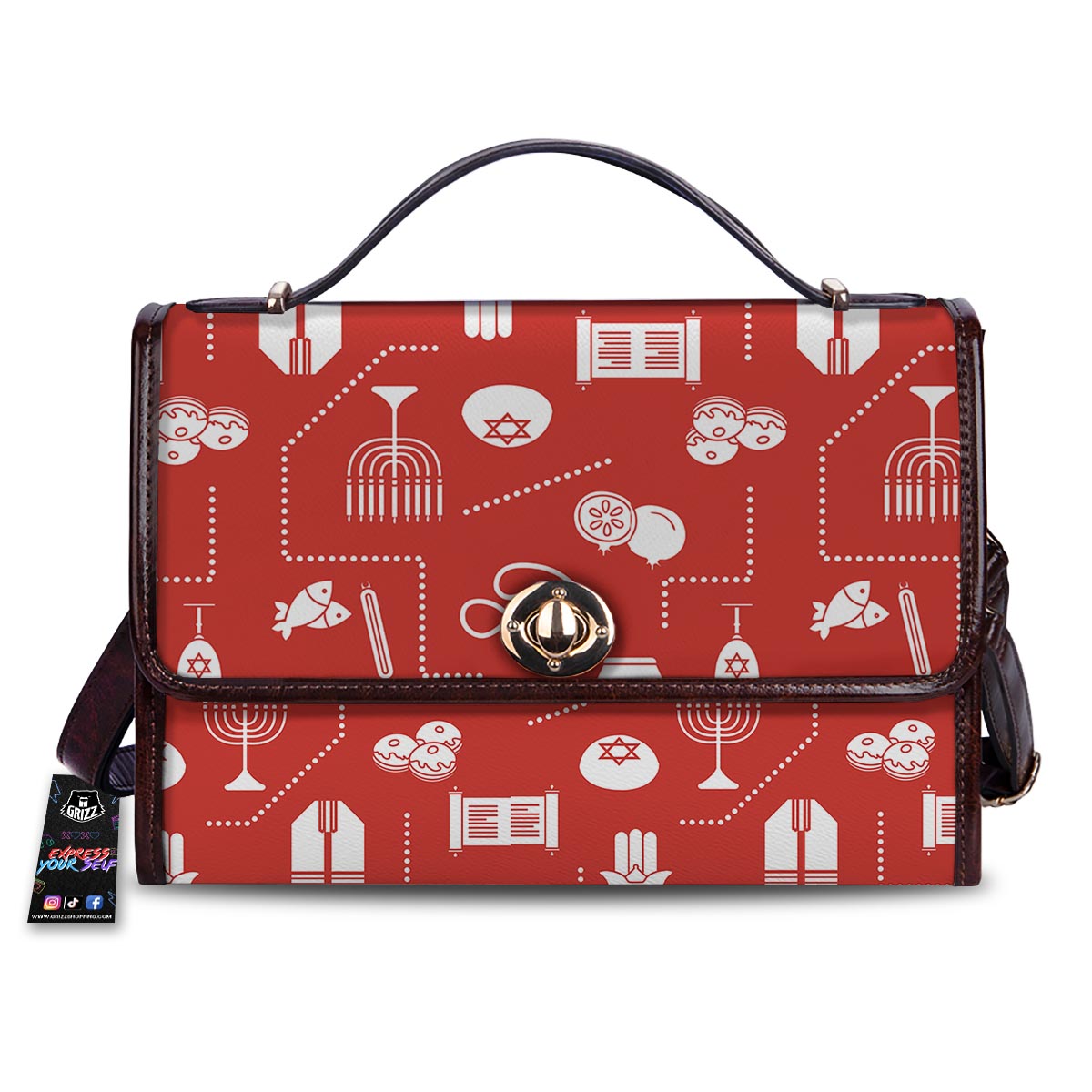 Orthodox Print Pattern Women's Satchel Bag