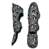 Ostrich Pattern Print Muay Thai Shin Guards-grizzshop