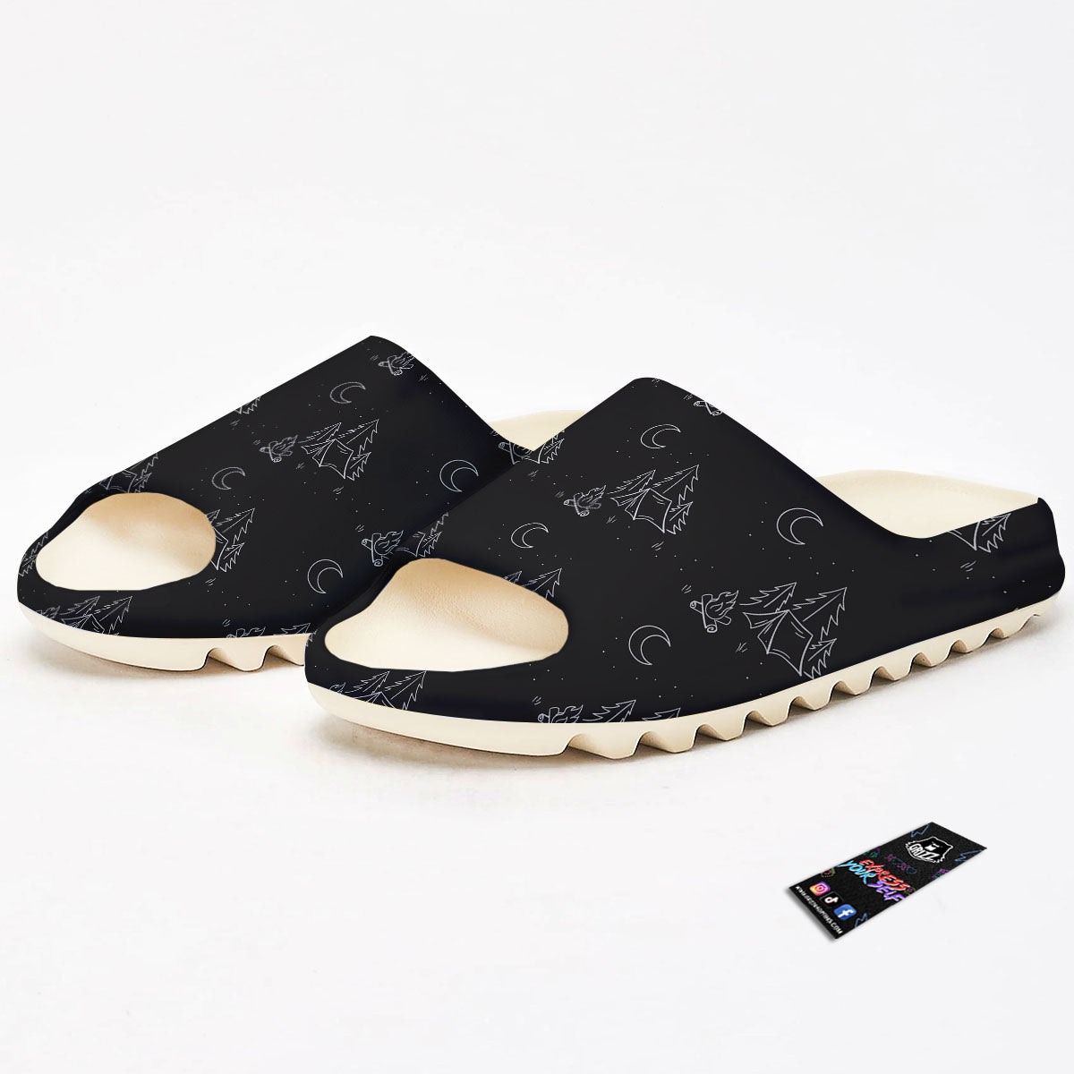 Outdoor Camping Print Pattern Sandals-grizzshop