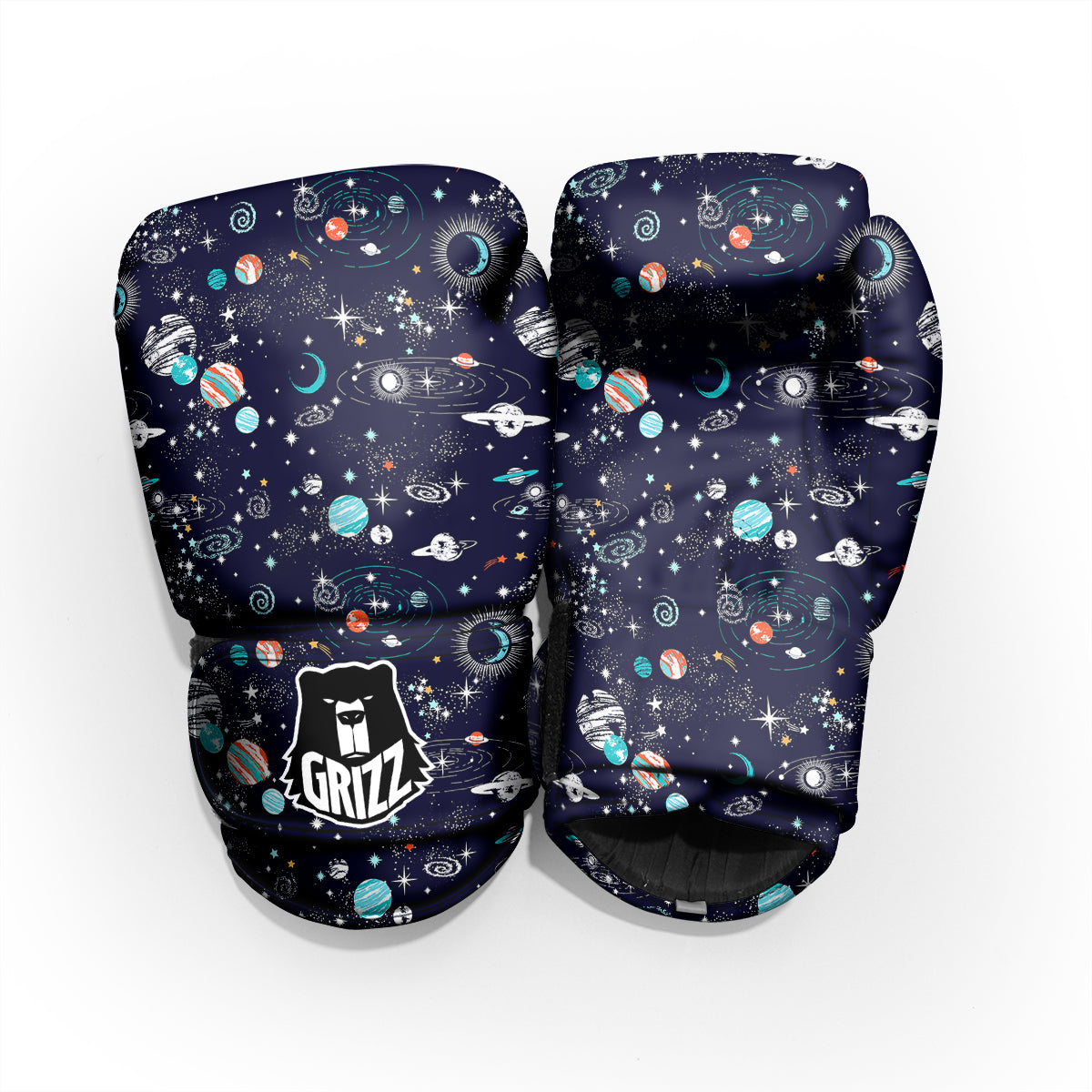 Outer Galaxy Space Universe Print Pattern Pro Boxing Glove