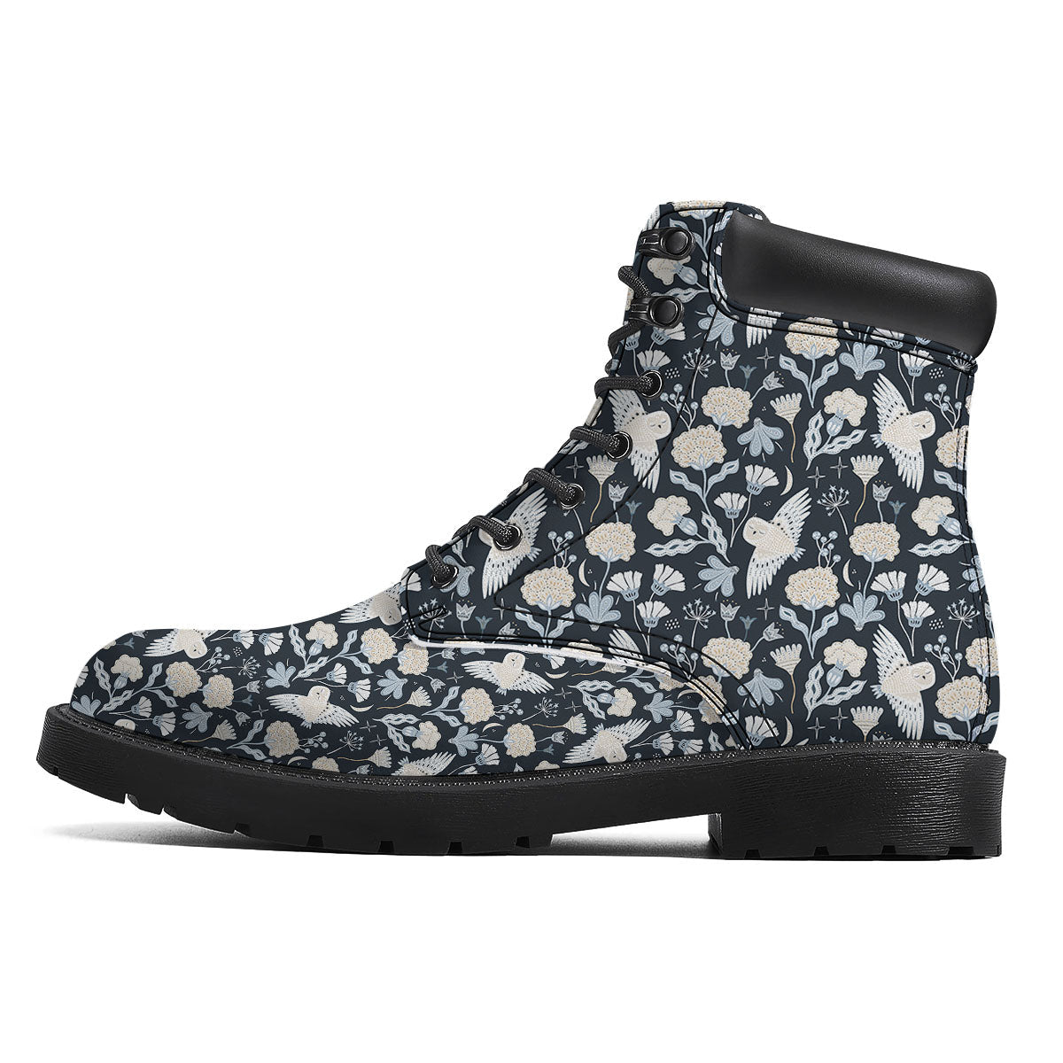 Owl Bohemian Print Pattern Boots-grizzshop