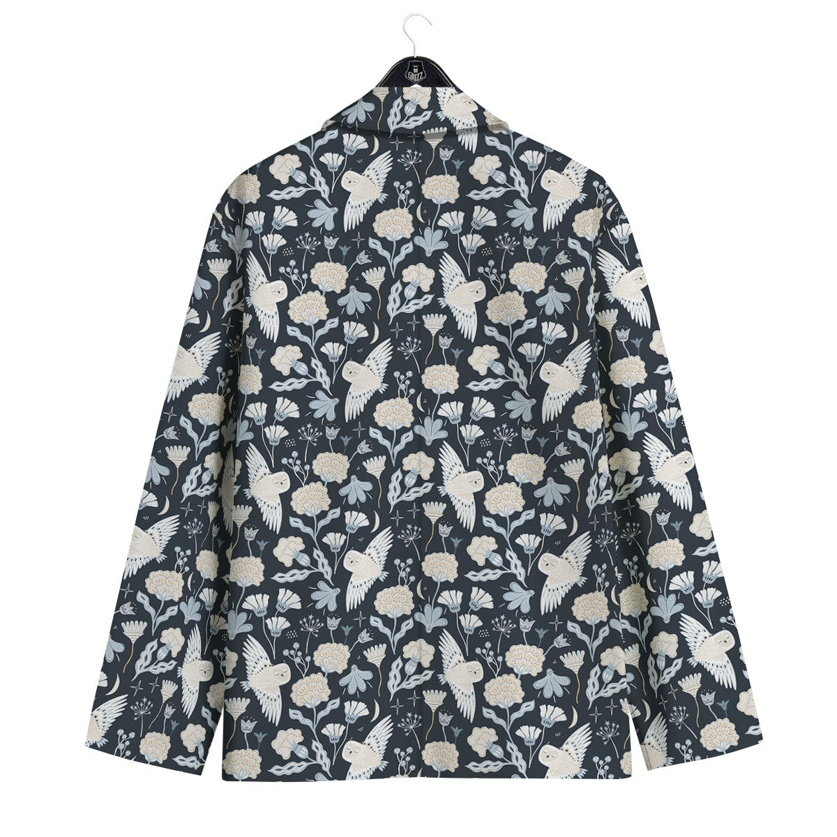Owl Bohemian Print Pattern Men's Sport Coat-grizzshop