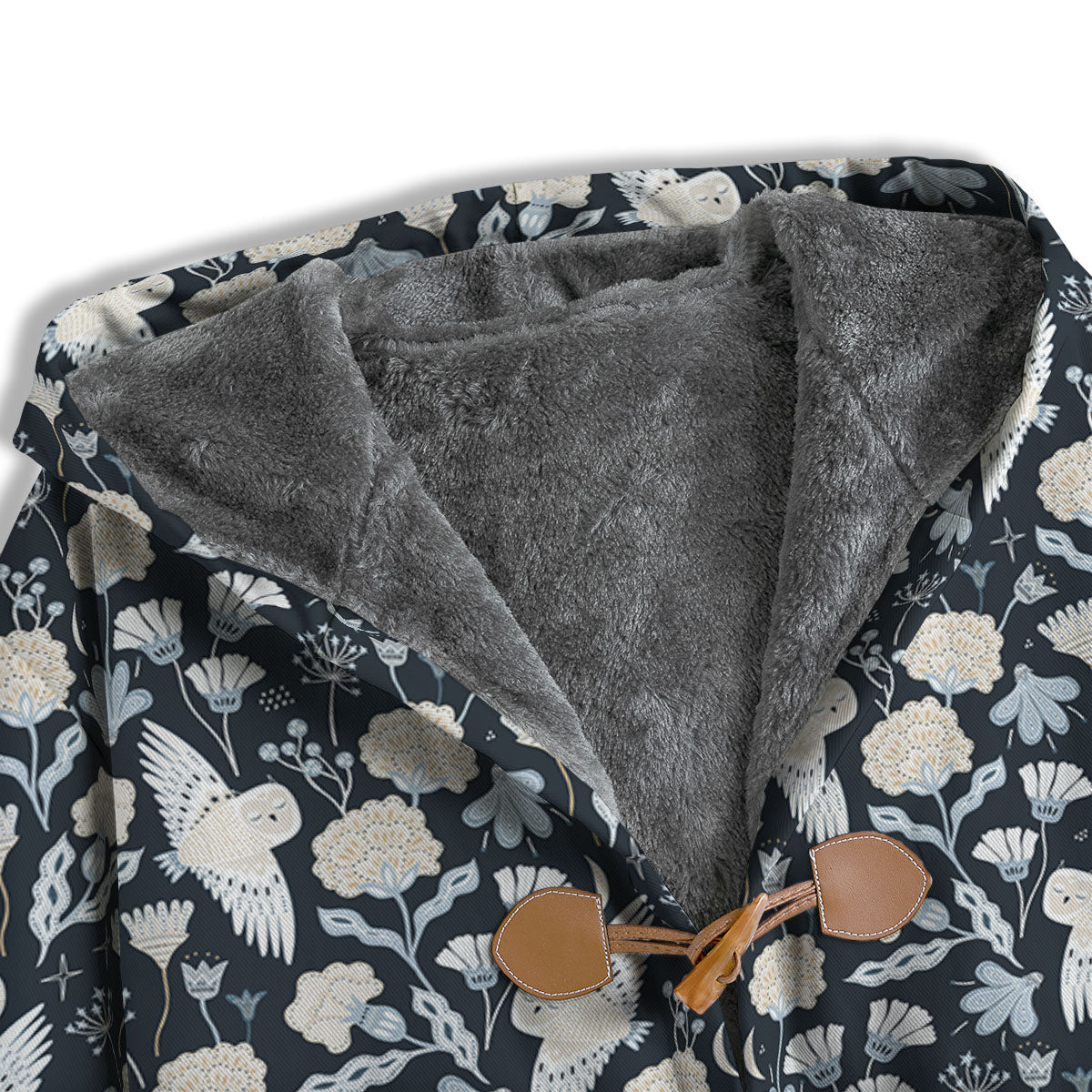 Owl Bohemian Print Pattern Men's Windbreaker Jacket-grizzshop