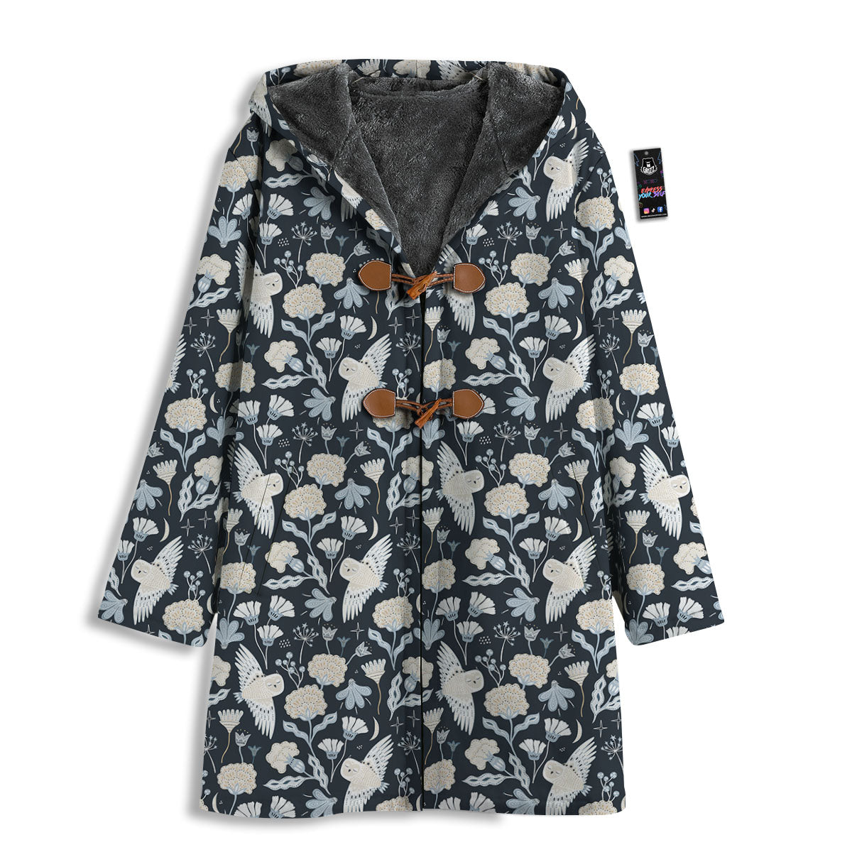 Owl Bohemian Print Pattern Men's Windbreaker Jacket-grizzshop