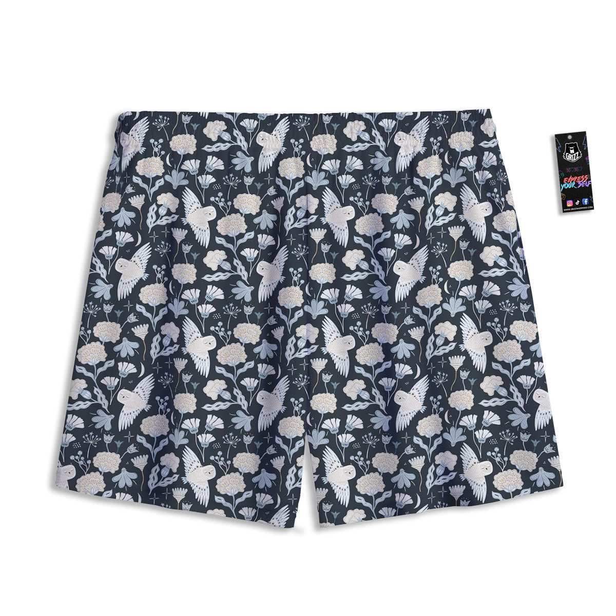 Moving Illusion Optical Green Mesh Shorts