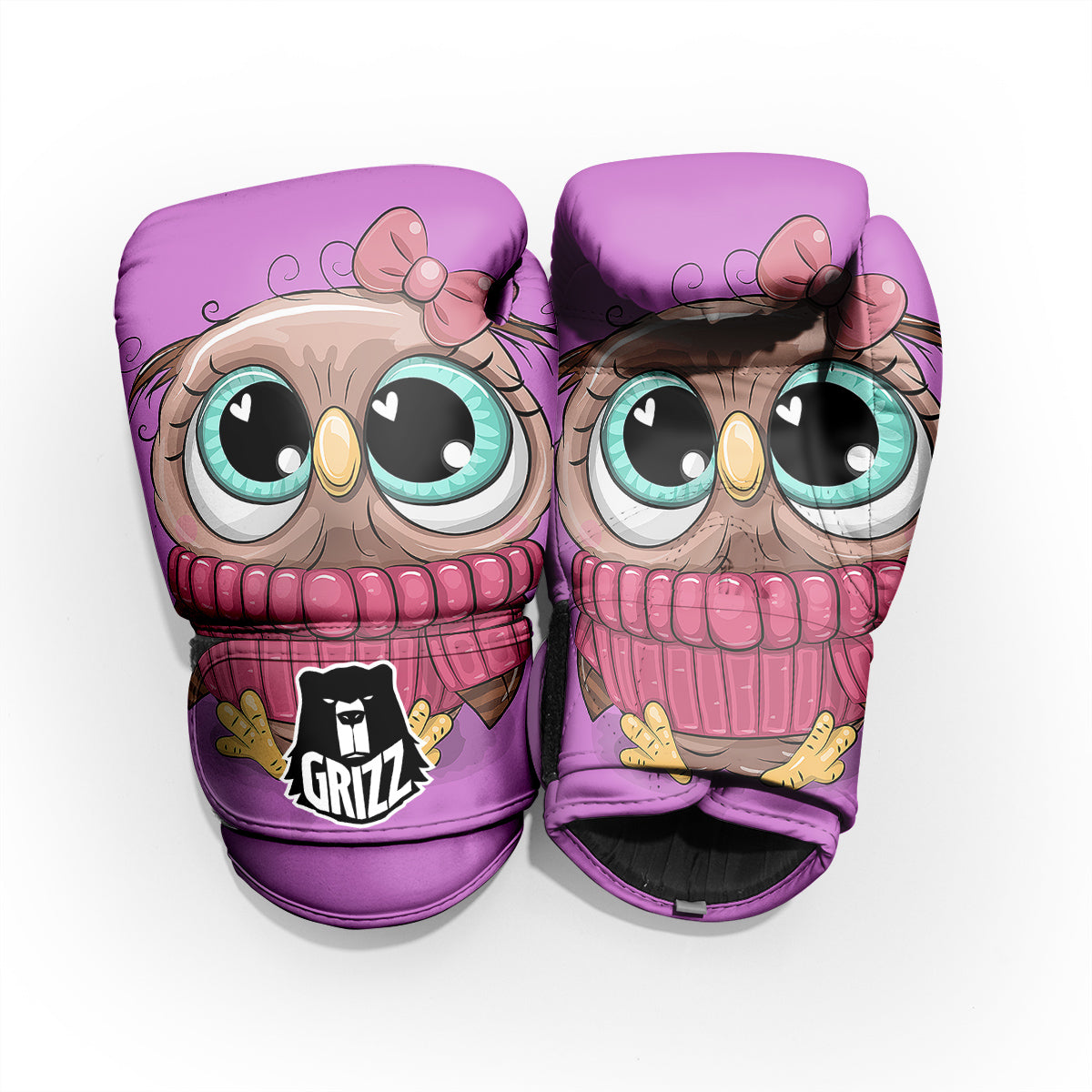 Owl Cute Print Pro Boxing Glove