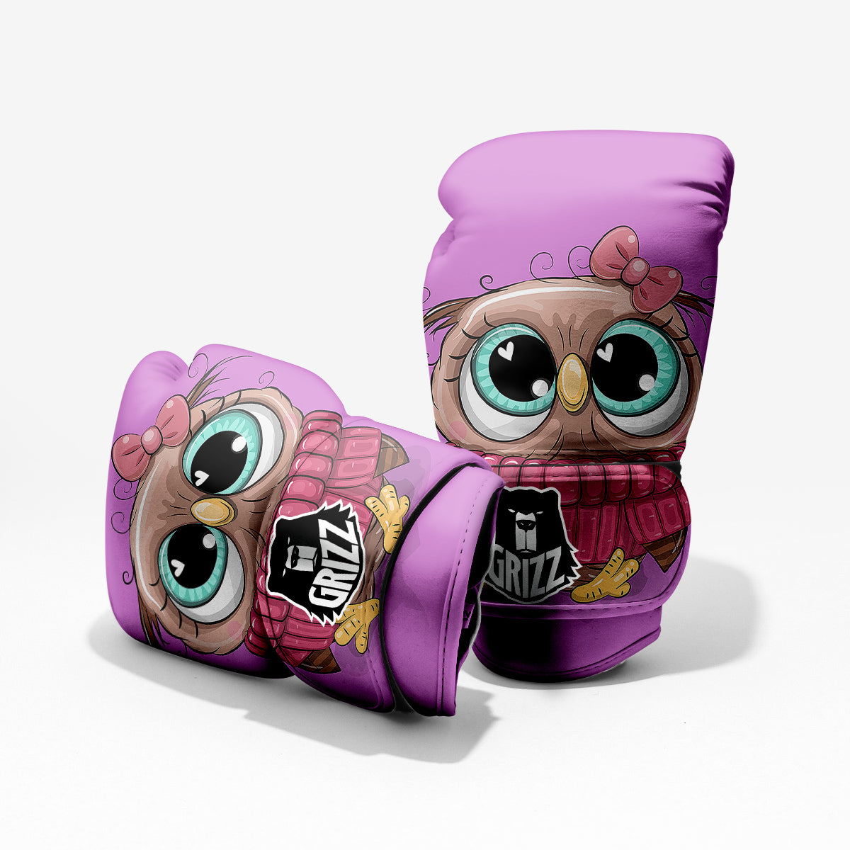 Owl Cute Print Pro Boxing Glove