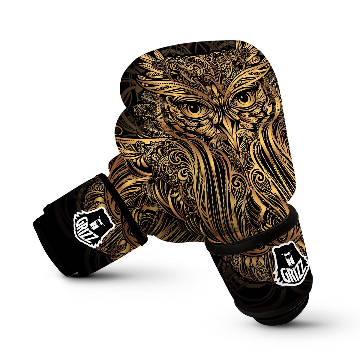 Owl Ornament Boxing Gloves-grizzshop