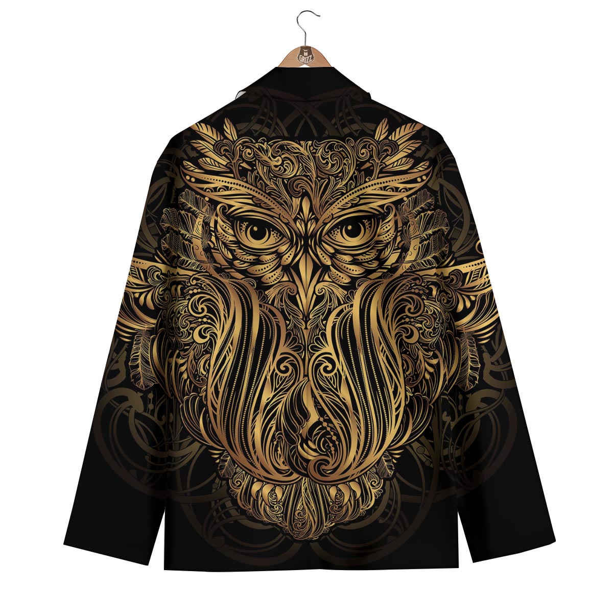 Owl Ornament Men's Blazer-grizzshop