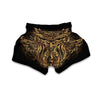 Owl Ornament Muay Thai Boxing Shorts-grizzshop