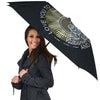 Owl Spiritual With Moon And Sun Print Umbrella-grizzshop