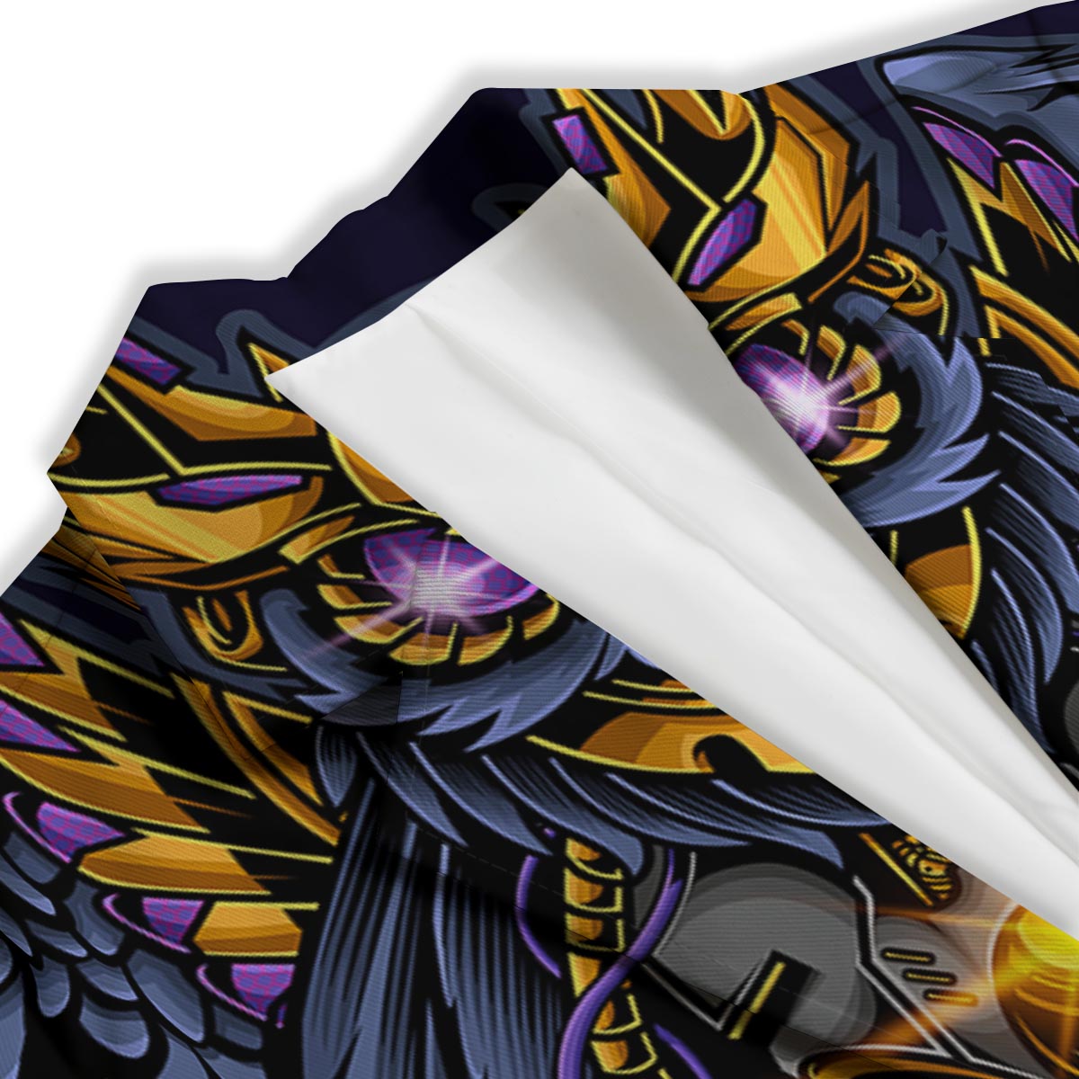 Owl Steampunk Print Women's Blazer-grizzshop
